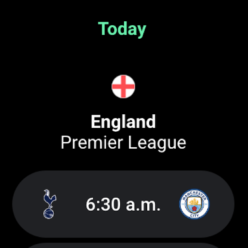 Captura de pantalla de FotMob - Resultados de fútbol