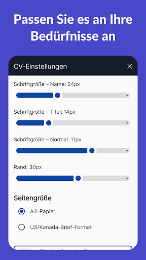 Lebenslauf Erstellen - Resume Screenshot
