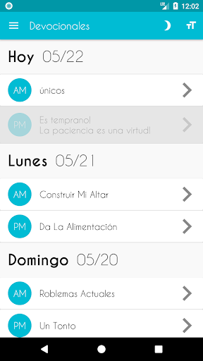 Captura de pantalla de Biblia Devocional