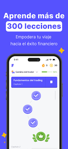 Captura de pantalla de Finelo: Domina el Trading