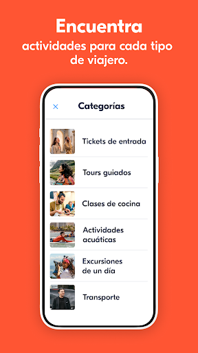 Captura de pantalla de GetYourGuide: tours y viajes