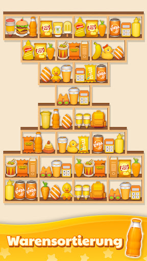 Waren sortieren Match-3-Puzzle Screenshot