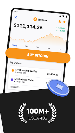 Captura de pantalla de Cartera Bitcoin, Cripto y DeFi