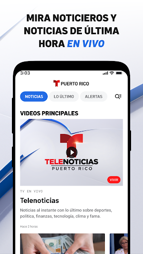Captura de pantalla de Telemundo Puerto Rico