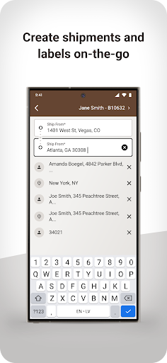 UPS screenshot