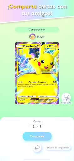 Captura de pantalla de JCC Pokémon Pocket
