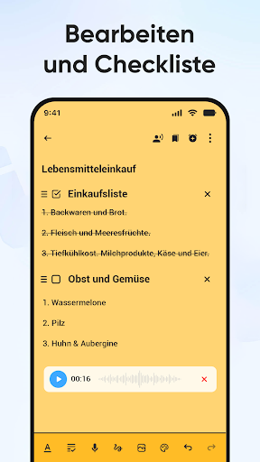 Notizen: Notizblock, Notizbuch Screenshot