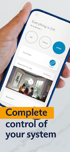 Captura de pantalla de SimpliSafe Home Security App