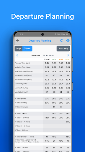 Captura de pantalla de PredictWind - Marine Forecasts