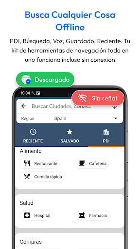 Captura de pantalla de Offline Map Navigation