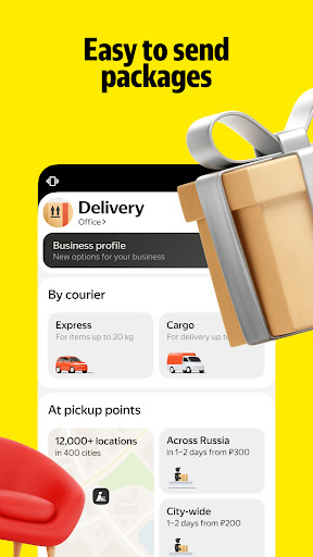 Captura de pantalla de Yandex Go: Taxi Food Delivery