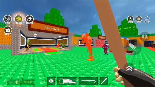 Captura de pantalla de Nextbots In Playground mod