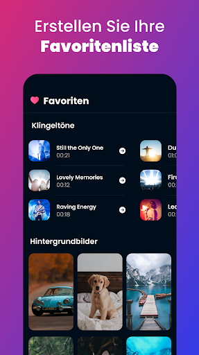 Klingelton Lieder für Android Screenshot