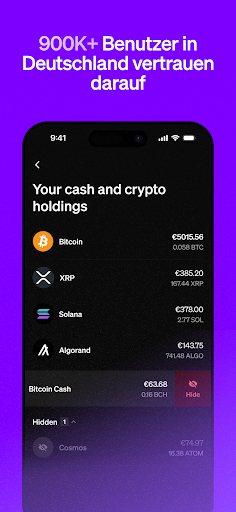 MoonPay: Kaufe Bitcoin & mehr Screenshot