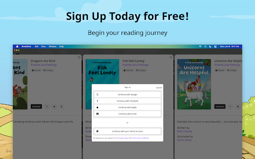 Booktime screenshot