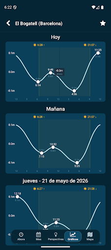 Captura de pantalla de Mareas cercanas