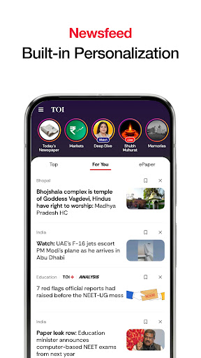 Captura de pantalla de TOI Breaking News App & ePaper