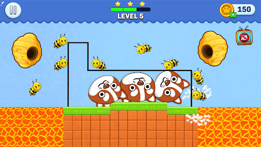 Draw to Save: Dog Puzzle screenshot