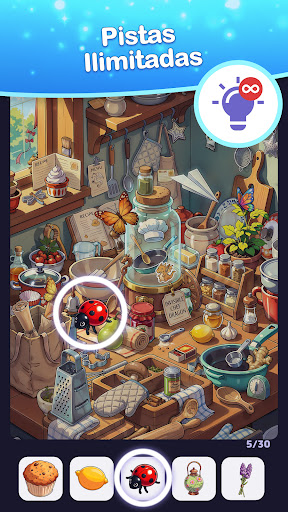 Captura de pantalla de Find Hidden Objects - Spot It!