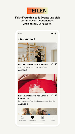 Eventbrite App Screenshot