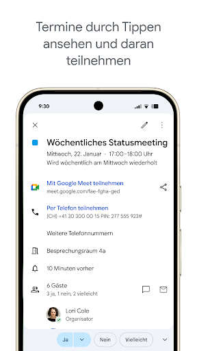 Google Kalender Screenshot