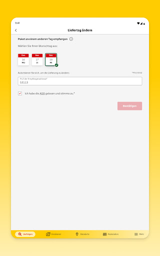 Post & DHL Screenshot