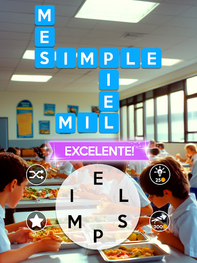 Captura de pantalla de Wordscapes