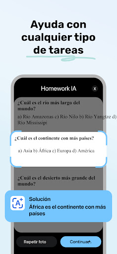 Captura de pantalla de Homework AI - Math & Essay App
