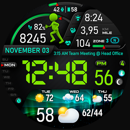 Captura de pantalla de PER23 Digital Watch Face