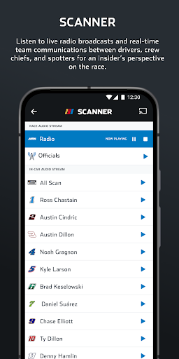 Captura de pantalla de NASCAR MOBILE