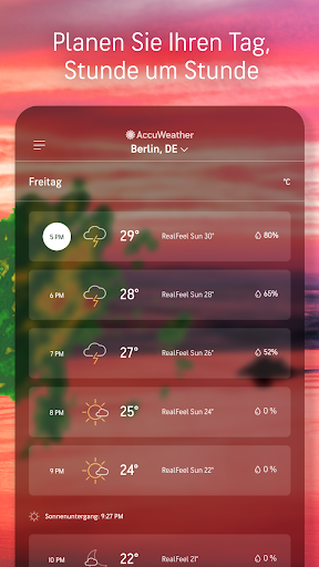 AccuWeather: Wetterradar Screenshot