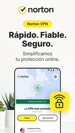 Captura de pantalla de Norton VPN: Secure Wi-Fi Proxy