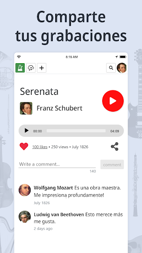 Captura de pantalla de Afinador y Metrónomo