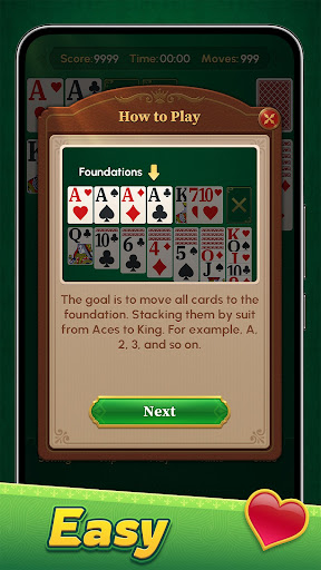 Captura de pantalla de Classic Solitaire: Regal Card
