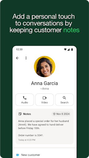 WhatsApp Business screenshot