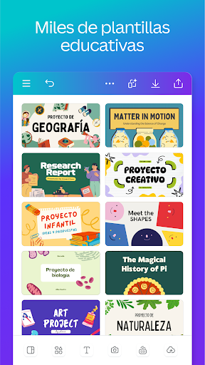 Captura de pantalla de Canva: Editor de Video y Fotos