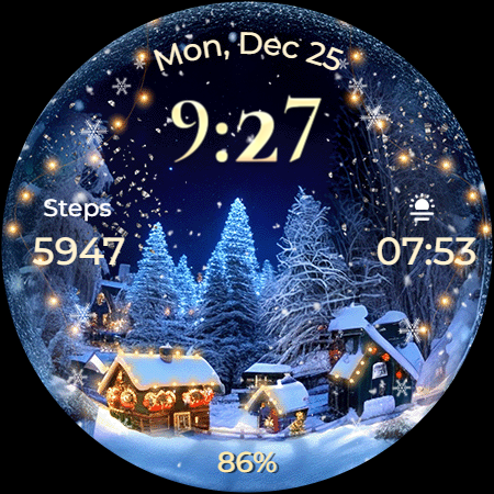 Captura de pantalla de Animated North Pole Christmas