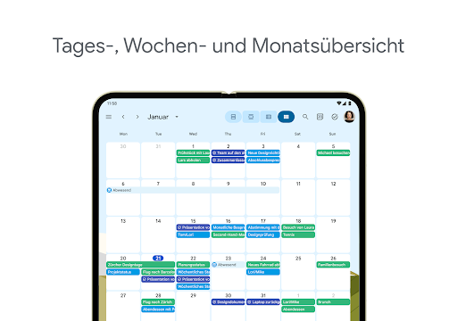 Google Kalender Screenshot