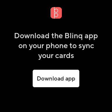 Captura de pantalla de Blinq: Digital Business Card