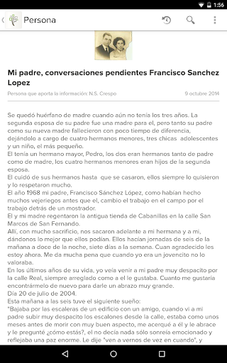 Captura de pantalla de FamilySearch - Árbol