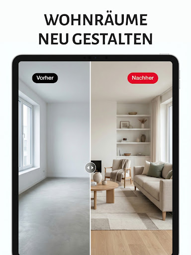 SnapHome: AI Wohnungsdesign Screenshot