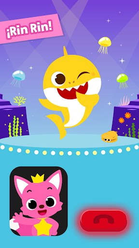 Captura de pantalla de Pinkfong Tiburón Bebé Teléfono