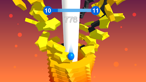 Captura de pantalla de Stack Ball - Choque en Picado