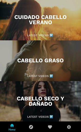 Captura de pantalla de Rutina de cuidado del cabello