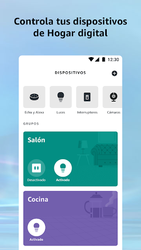 Captura de pantalla de Amazon Alexa