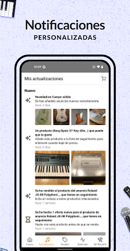 Captura de pantalla de Reverb - Equipos musicales
