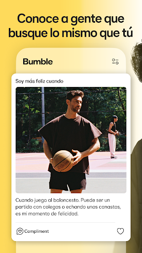 Captura de pantalla de Bumble: Citas y Conocer Gente