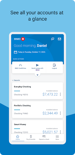 BMO Digital Banking screenshot