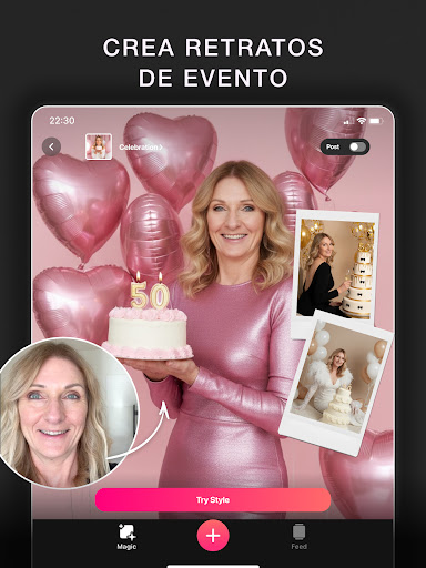 Captura de pantalla de Glam IA: Edita Fotos y Videos