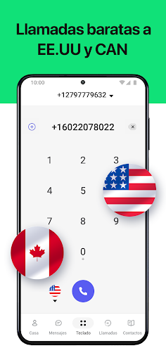 Captura de pantalla de Segundo número de teléfono